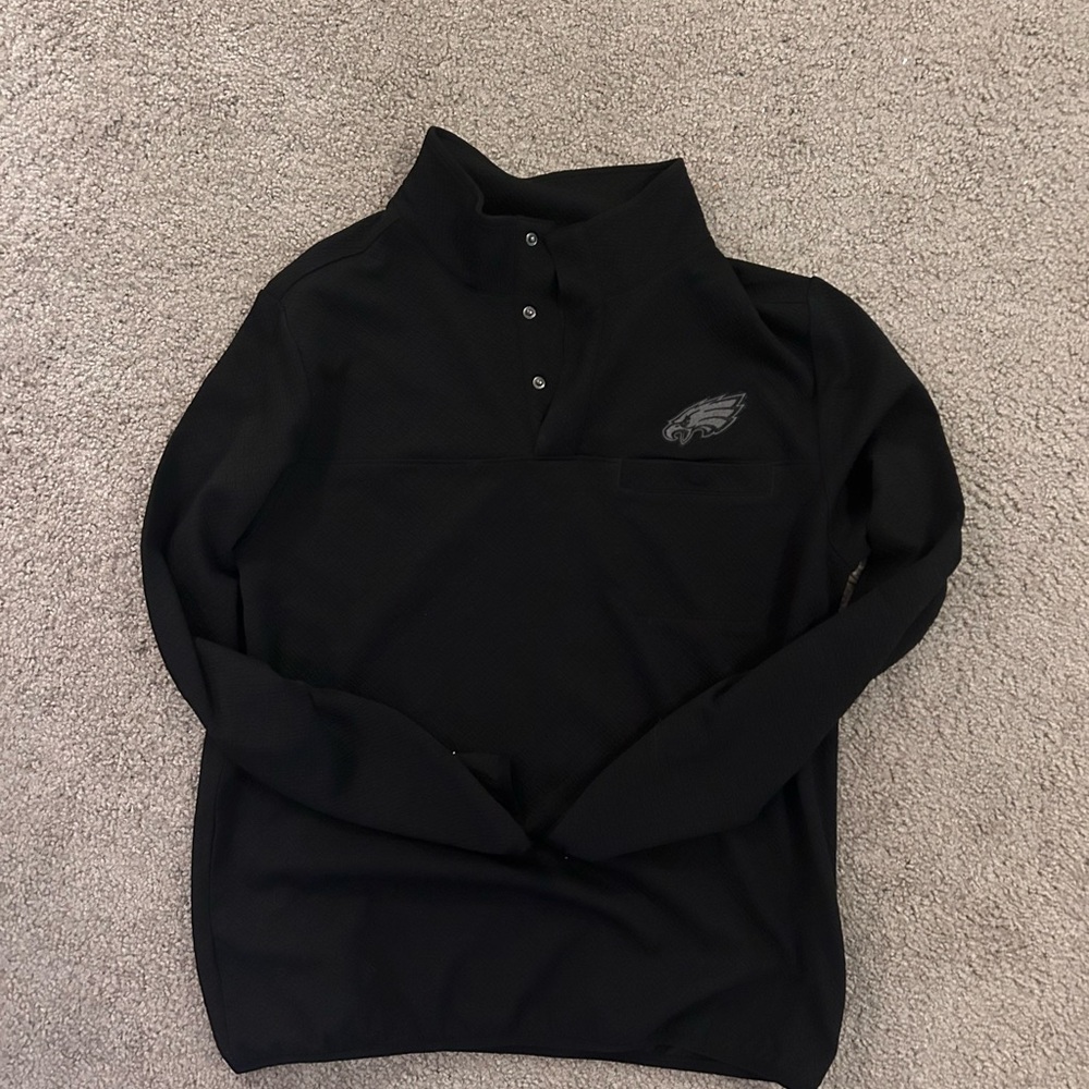 NFL Philadelphia Eagles 1/4 button shirt size Medium